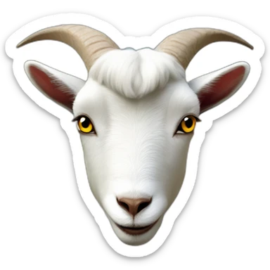 funny texas goats on a farm sticker