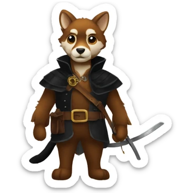 Un peluche de zorro 🦊 sticker