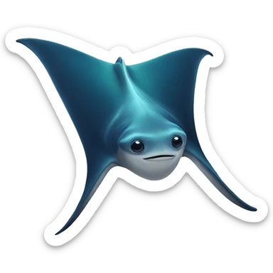 manta ray emoji sticker