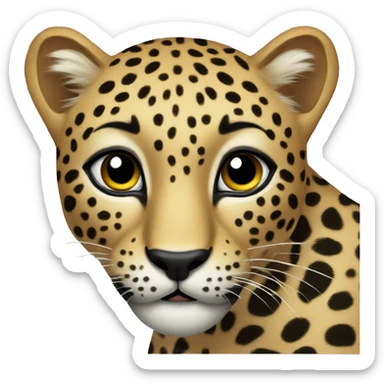 Leopard  sticker
