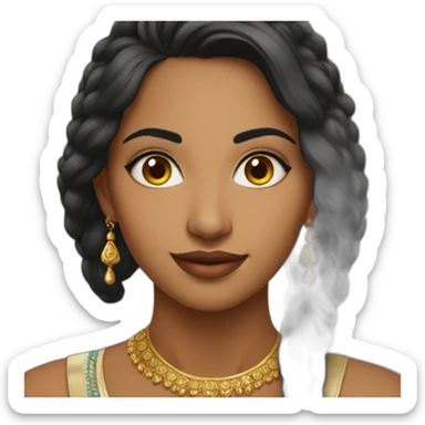 beautiful-indian-woman sticker