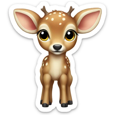 baby deer sticker
