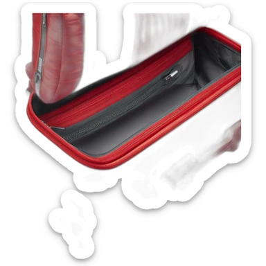 Essential Cabin luggage Red rimowa sticker