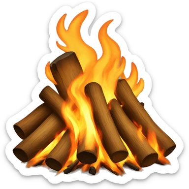 Bonfire sticker