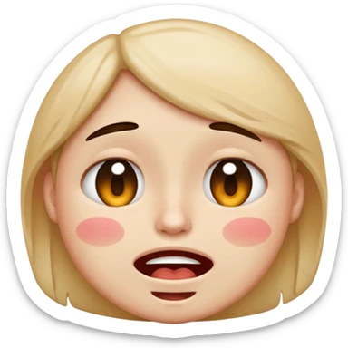 mix happy with saf ad disgust as a face sticker