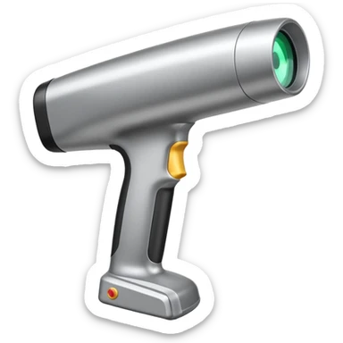 Hand-held metal scanner  sticker