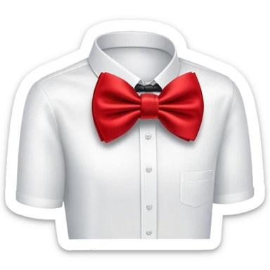 Red bow tie  sticker