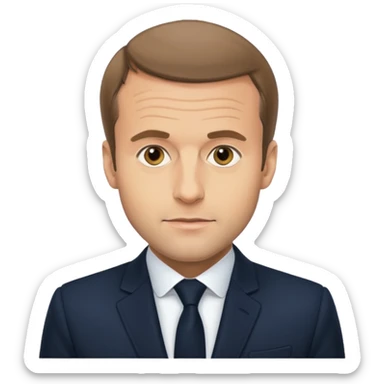 Macron sticker