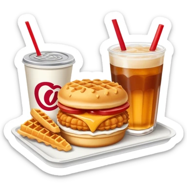 chick-fil-a meal  sticker