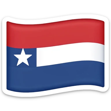 texas flag icon sticker