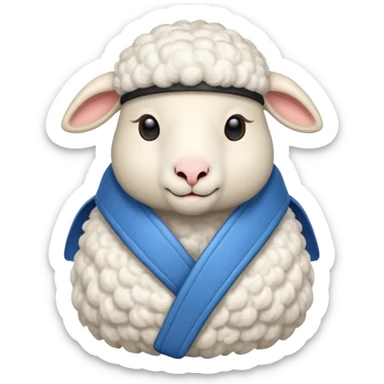 A sensei that is a sheep sticker