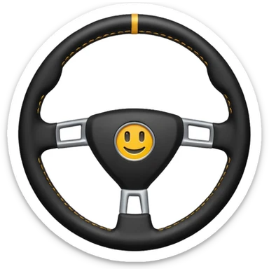 car steering wheel sticker