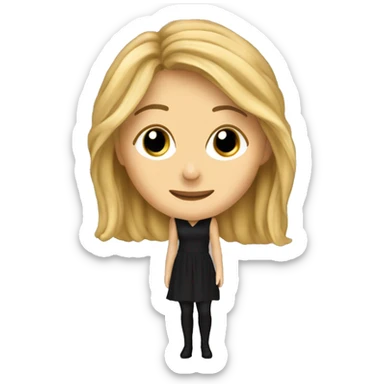 Lara Fabian avec un micro  sticker