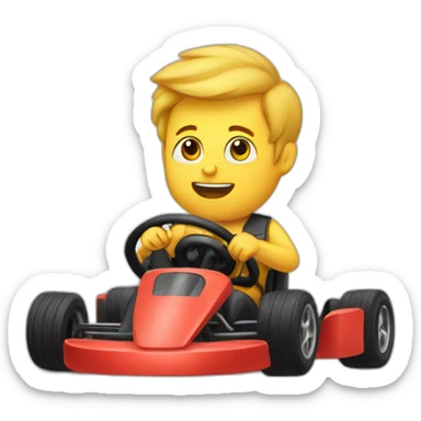 Go kart sticker