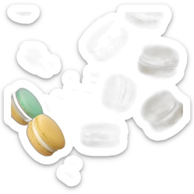 wonderful macaron sticker