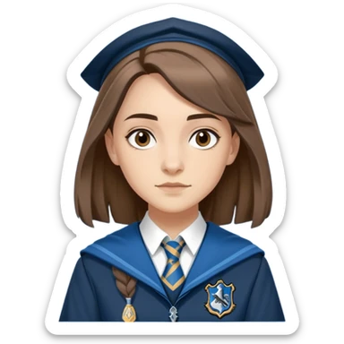 Penelope Clearwater in harry potter, wear hogwarts Ravenclaw uniform sticker