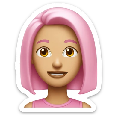 Pink vanilla  sticker