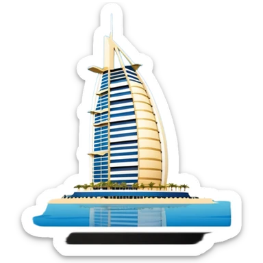 Burj Al Arab sticker