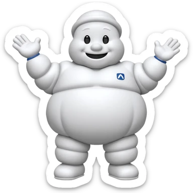 Michelin man sticker