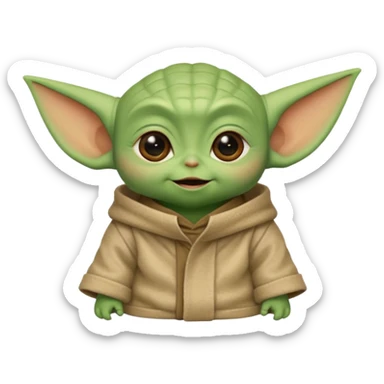 🥺+baby yoda sticker