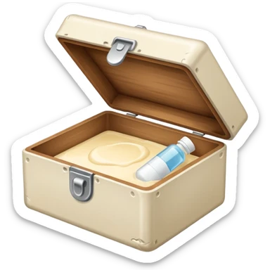 cream medicine in a box sticker