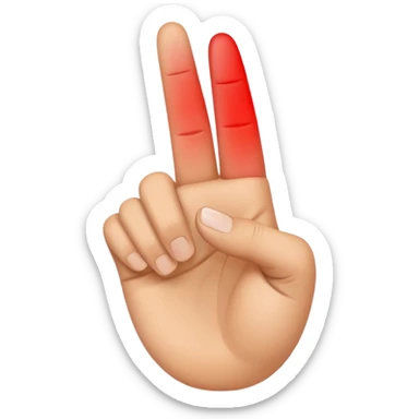 I want an emoji that looks like these👌🏻🤏🏻but i want that the the middle vinger touches the tumb and the other vingers dont. Can you do the Oke sign but than with de middle vinger sticker