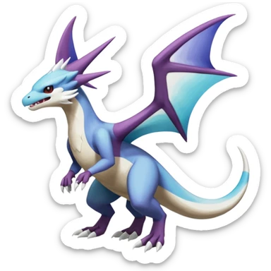 Noivern-Latios-Marowak-Lugia-Fakémon-hybrid-creature (full body)  sticker