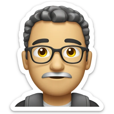 a very tired programmer sticker