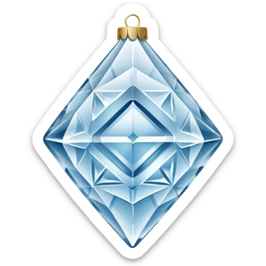 ice hotel ornament sticker