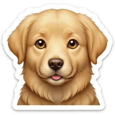 lab dog 1yr old sticker