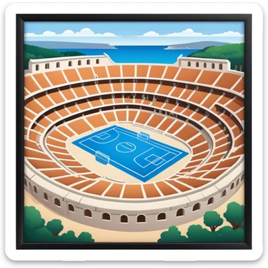 Cinematic Realistic Pula Arena, Croatia emoji sticker