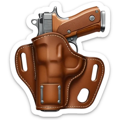 Gun Holster without gun sticker