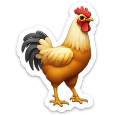 Pollo al secador sticker