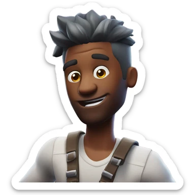 fortnite character cranking 90's sticker