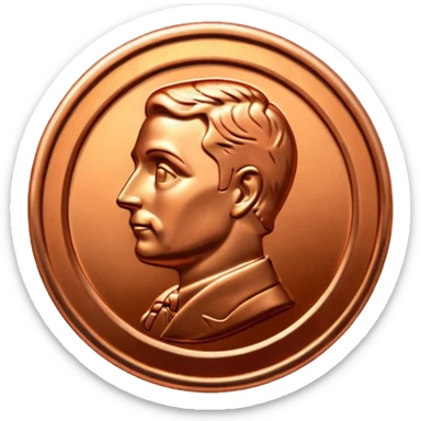 Oi chip a penny sticker