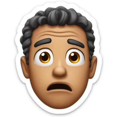 Shocked realisation  sticker