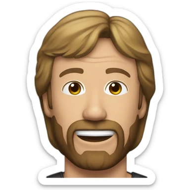 Happy birhday with Chuck Norris sticker