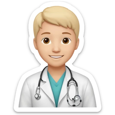 Médical student sticker