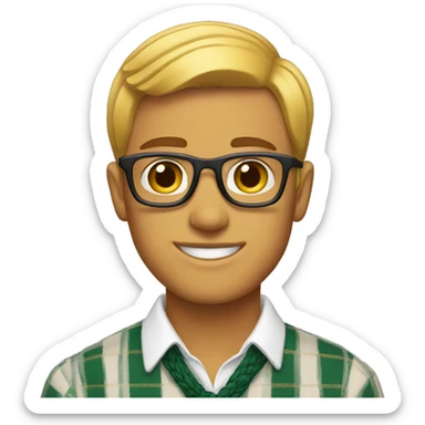 Holiday preppy  sticker