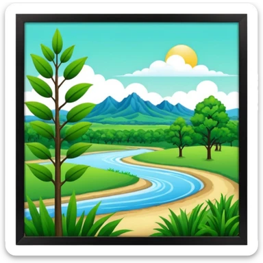 Tulsa-Oklahoma nature sticker