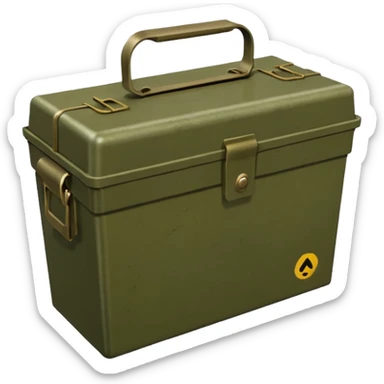 7.62 millimeter ammunition box sticker