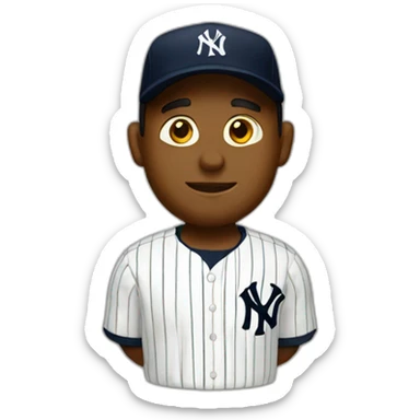 yankee with no brim sticker