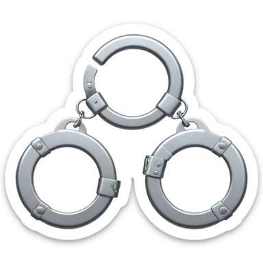 anime handcuffs sticker