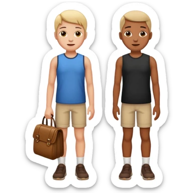 person, yes, or no leg? sticker