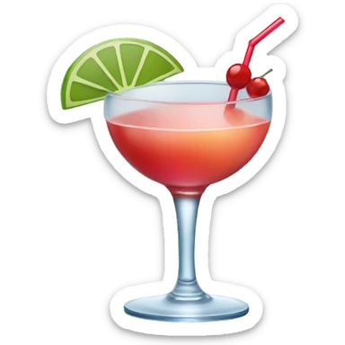 Cocktail emojie sticker