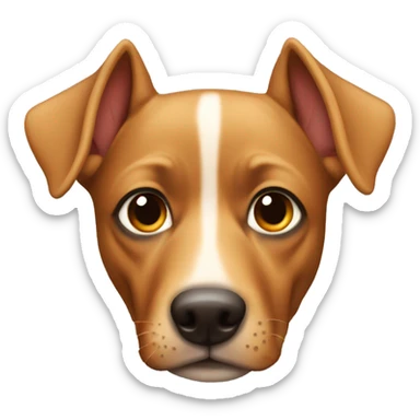 Tan German pincher  sticker