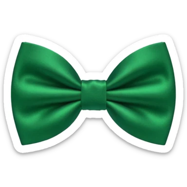 green bow tie sticker