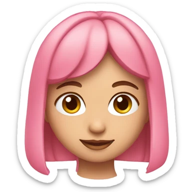 Conejito rosa sticker