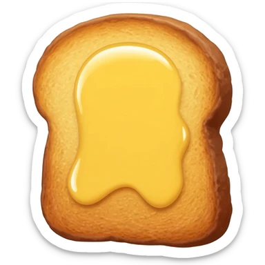 French toast with butter sticker