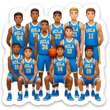 UCLA basketball sticker